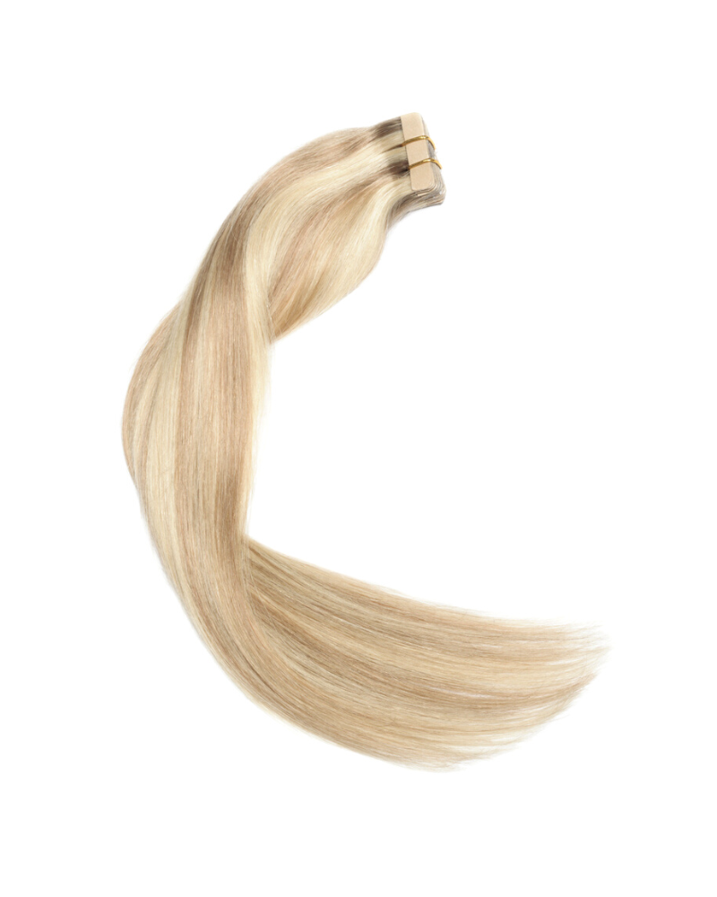 Blonde Human Hair Tape Extensions